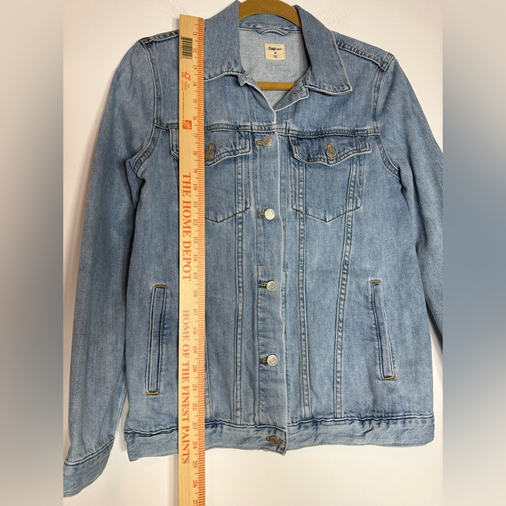 GAP Light Blue Denim Trucker‎ Jacket - Picture 2 of 13